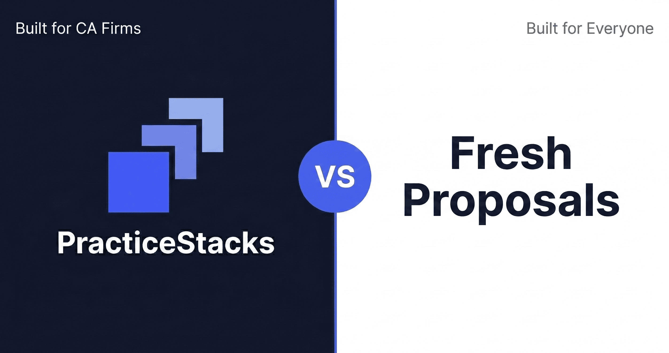 PracticeStacks comparison cover image for practicestacks-vs-fresh-proposals-for-ca-firms