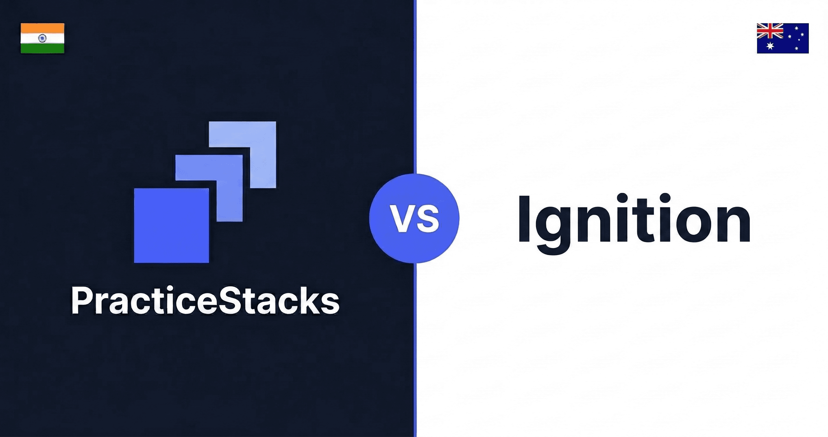 PracticeStacks comparison cover image for practicestacks-vs-ignition-proposal-software-india