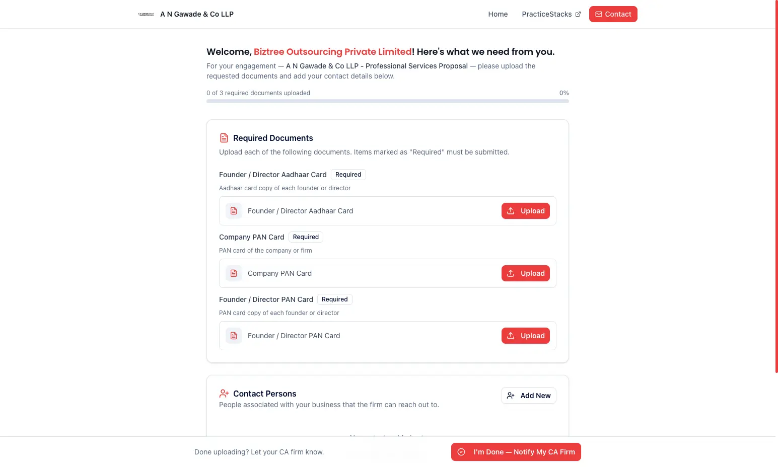 Client Onboarding Workflow