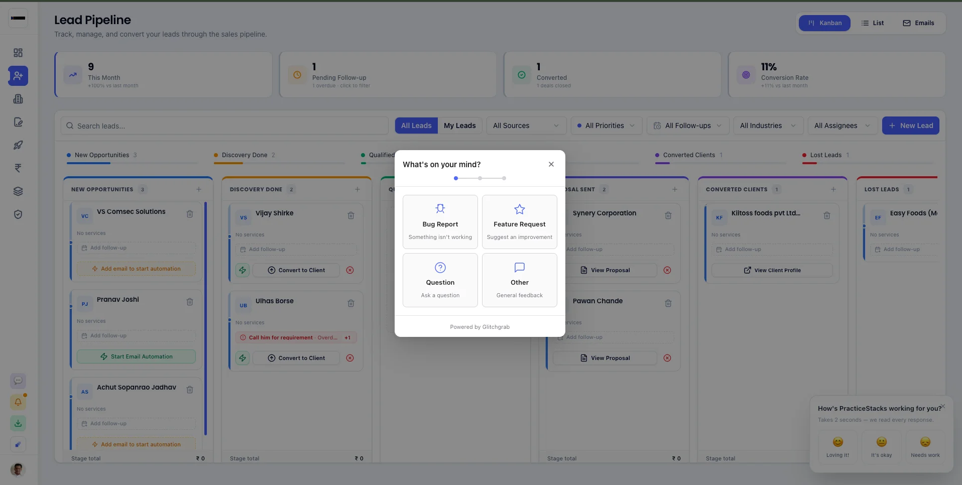 Step 2: Choose what you want to report